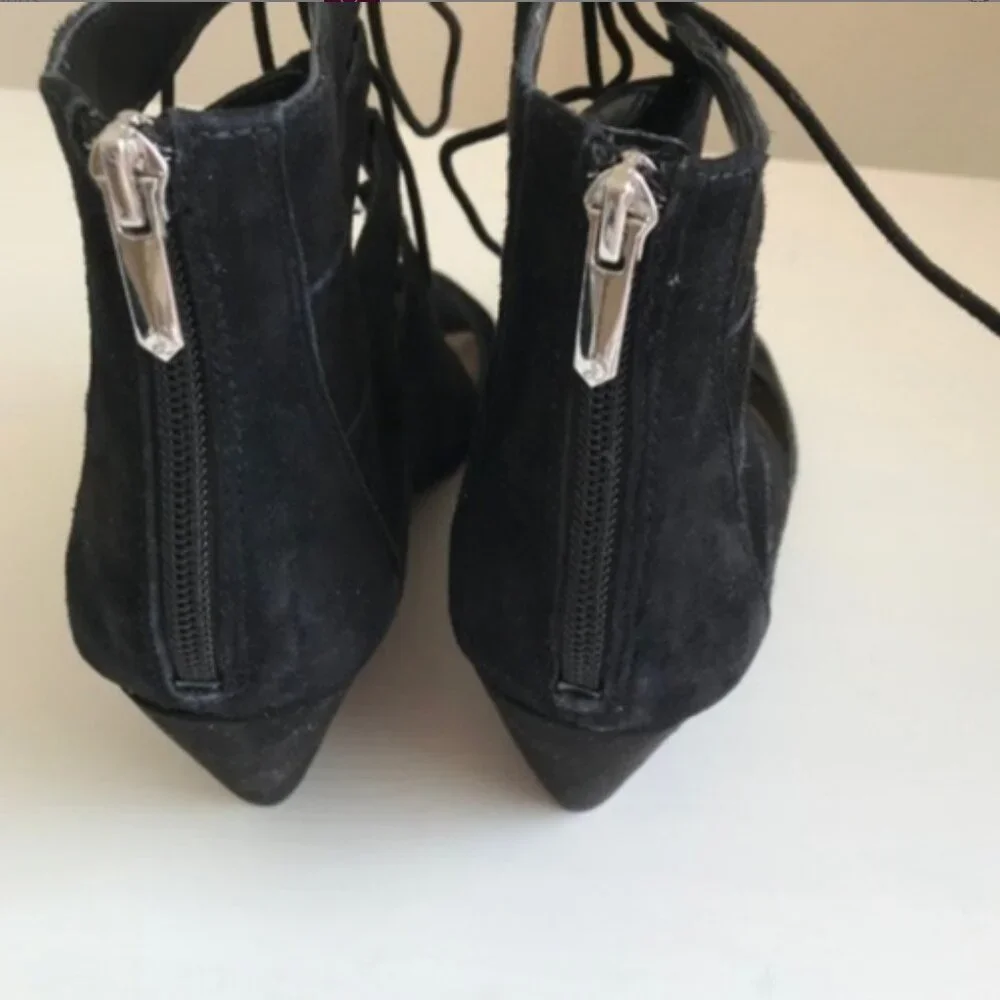 New Sam Edelman Santina suede wedge sandals
